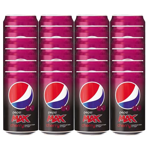 Pepsi Max Cherry Cans 24 X 330ml Bulkco