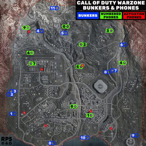 Warzone Bunker Locations Stadium Rock Paper Shotgun