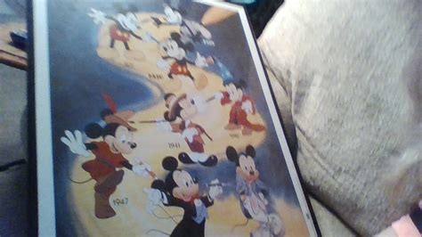 Printed In 1958 Is A Mickey Mouse From The First Mickey In 1929 To 1958