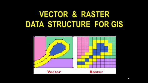 Difference Between Raster And Vector Data Raster Data Data Structures