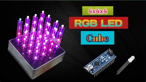 4x4x4 Rgb Led Cube Youtube