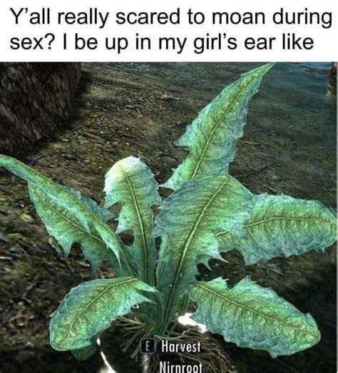 Ive Played Skyrim A Long Time Ago But I Dont Recall Plants That Moan