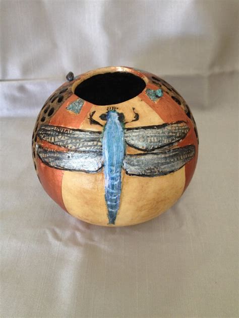 Dragonfly Gourd Art