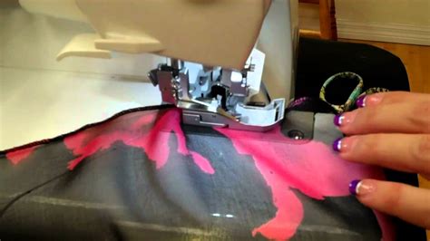Finishing A Serged Seam With Missy Youtube