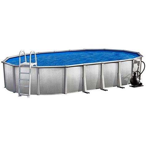 Discovery Above Ground 15 Foot X 30 Foot Oval Pool Package