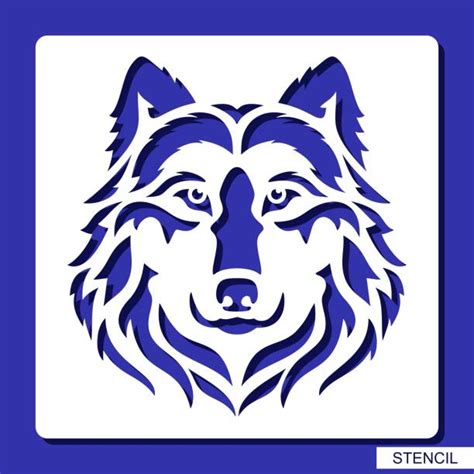 100 Wolf Stencil Stock Illustrations Royalty Free Vector Graphics