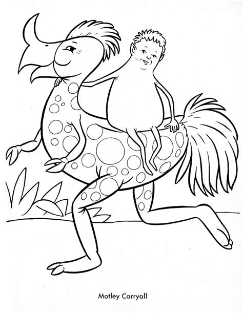 Monster Brains Funny Monsters Coloring Book 1965