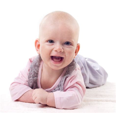 Laughing Baby Stock Image Image Of Beautiful Happy 26623835