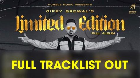Gippy Grewal Reveals The Tracklist Of Album Limited Edition