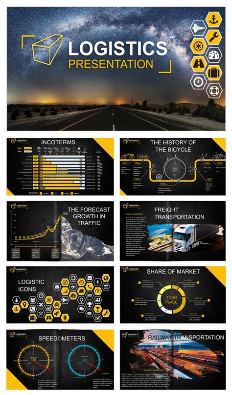 Logistics Powerpoint Template Powerpoint Design Templates Powerpoint