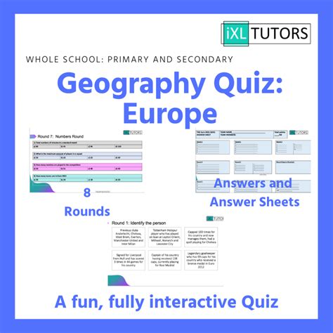 European Geography Quiz Download Ixl Tutors