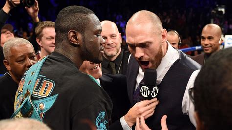 Deontay Wilder Vs Tyson Fury Behind The Scenes Documentary Shows Brit