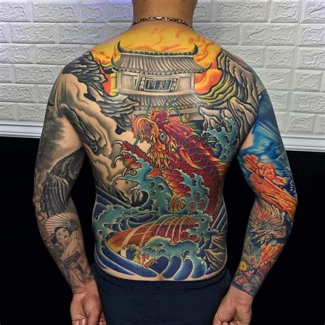 Phòng người người nguyền rủa, tránh lây bệnh. Hình Xăm Cá Rồng Đẹp ️ Tattoo Cá Rồng Ở Chân Lưng