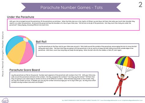 Parachute Number Games Outdoor Learning