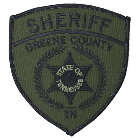 Greene County Sheriff Custom Embroidered Emblems Patches