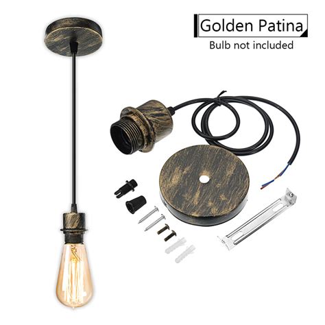 Over time, the light socket on your ceiling fan can become worn and inoperable. E27 Screw Ceiling Pendant Lamp Bulb Holder Socket Kit Base ...