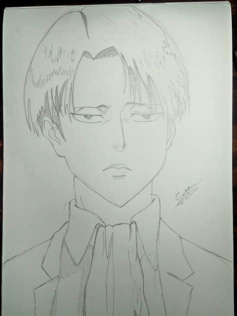A Drawing Of Levi By Me Shingekinokyojin
