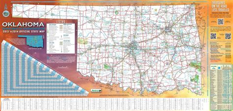 Oklahoma Road Map Ok Road Map Oklahoma Highway Map Printable Map
