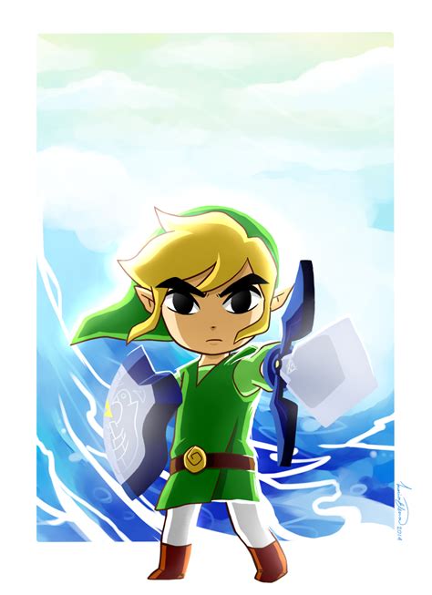 The Legend Of Zelda The Wind Waker Toon Link Awakening The Winds By