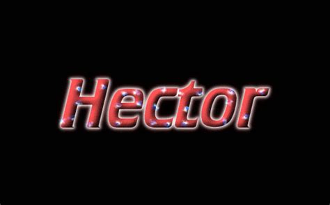 Hector Logo Herramienta De Diseño De Nombres Gratis De Flaming Text