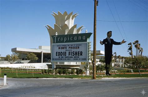 Las Vegas Nevada The Tropicana Hotel Eddie Fisher Las Vegas Hotels
