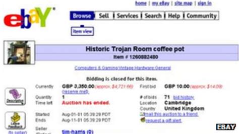 How The Worlds First Webcam Made A Coffee Pot Famous Bbc News