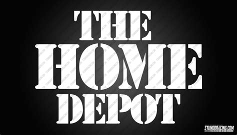The Home Depot Logo Stunod Racing