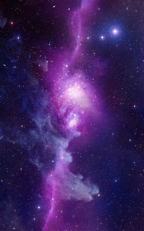 73 Purple Galaxy Wallpaper