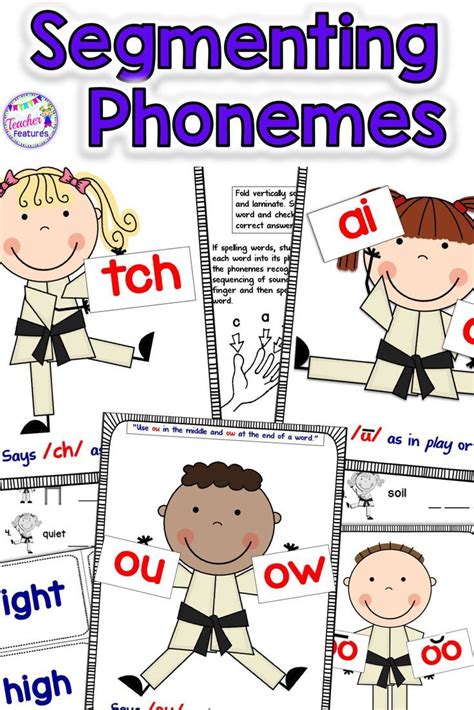 Phonemic Awareness And Phoneme Segmentation Activities Karate Style Phonemes Activities