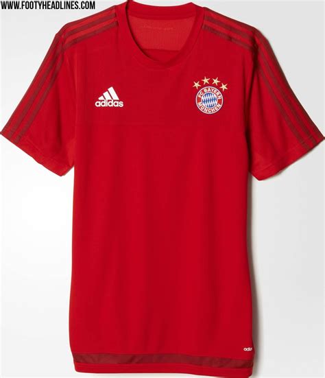 Fc Bayern München 15 16 Training Shirts Revealed Footy Headlines