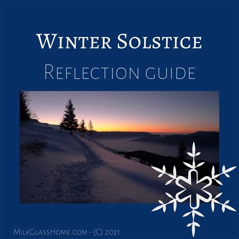 Seasonal Living And A Free Winter Solstice Reflection Guide