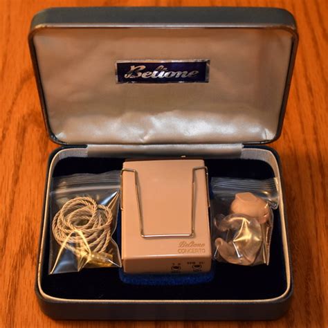 Vintage Beltone Concerto Transistor Body Hearing Aid Ma Flickr