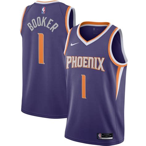 Elan chalon'da forma giyen devin booker; Phoenix Suns Trikot Devin Booker 1 2020-2021 Nike Icon ...