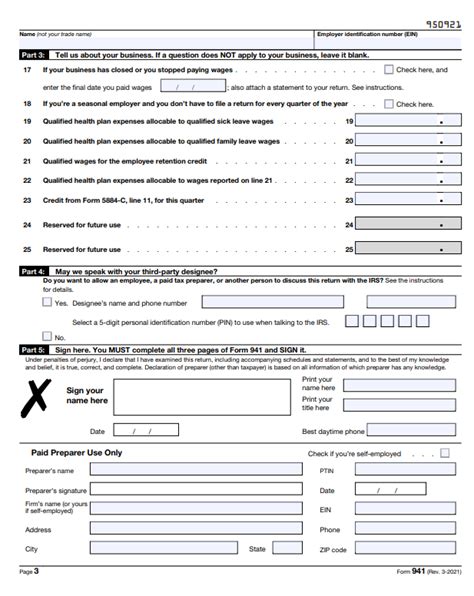 Solved Please Fill Out The 941 Irs Form Attached Form 941 For 2021