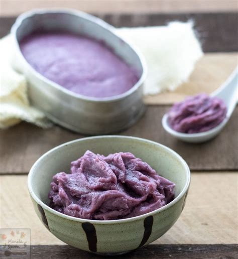 this filipino purple yam dessert ube halaya or ube jam is not only eye catching it s totally