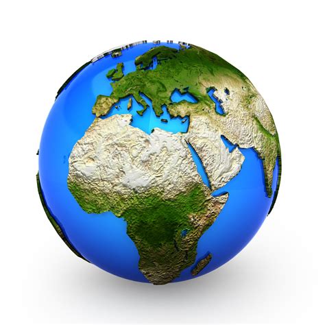 3d Globe With World Map Stock Photo Graphics Presentation