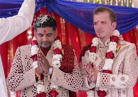 Indo American Gay Couple Neil Eli Wedding Album