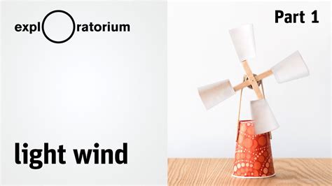 Easy Diy Wind Turbine Light Wind Science Snack Activity Youtube