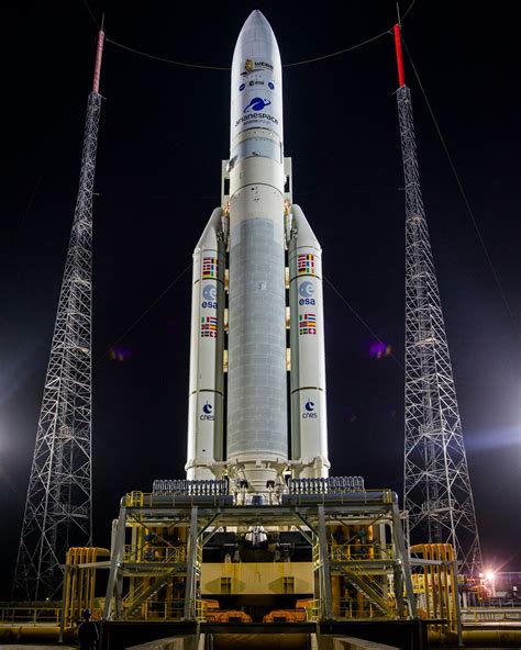 Ariane 5 With James Webb Space Telescope Prelaunch Esawebb