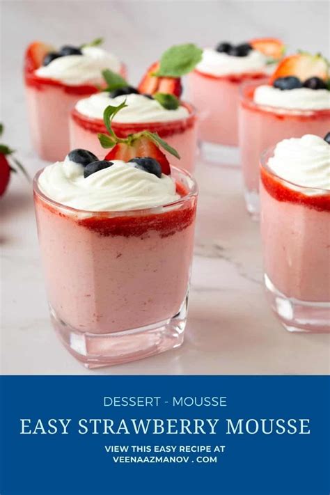 This Strawberry Mousse Recipe Is The Perfect Way To Celebrate Strawberries Made With Fresh Or