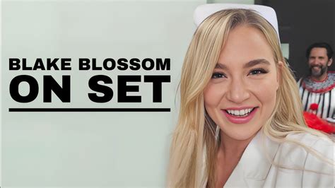 Blake Blossom On Set Behind The Scenes Blakeblossom Youtube