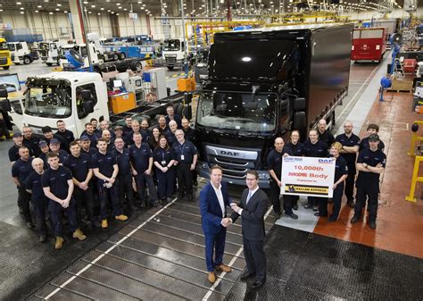 Leyland Produces 10000th Daf Truck With Ex Factory Body Daf Trucks Nv