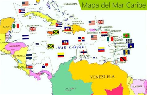 Lista De Los Países Del Caribe Y Sus Capitales ¡con Mapas