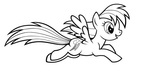 Rainbow Dash Coloring Pages To Print - Coloring Home