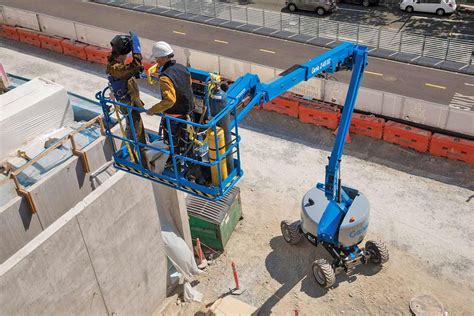 Entering And Exiting A Mobile Elevated Work Platform At Height
