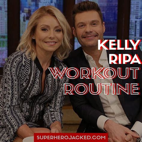 Kelly Ripa Workout Routine And Diet Plan Kelly Ripa Workout Kelly