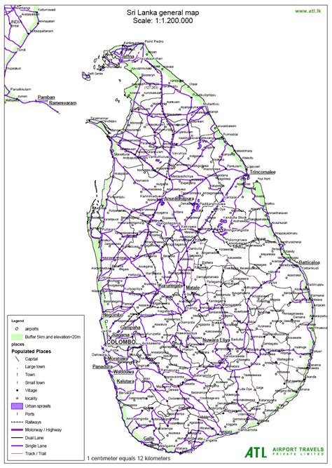 Sri Lanka Peta Geografis Sri Lanka Geografia Total