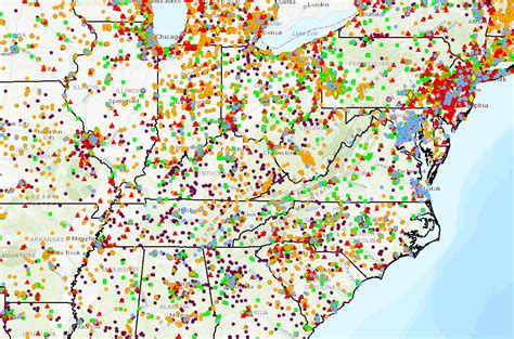 Interactive Map Of Hazardous Waste Cleanups In The United States