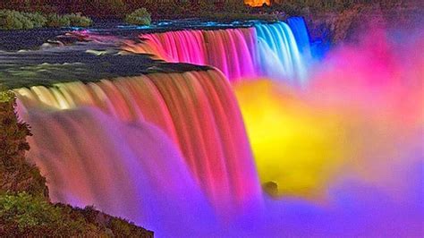 The Amazing Niagara Falls At Night Youtube