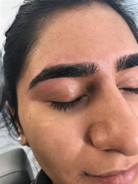Look At These Beautiful Thick Brows Brows Brow Lamination Microblading